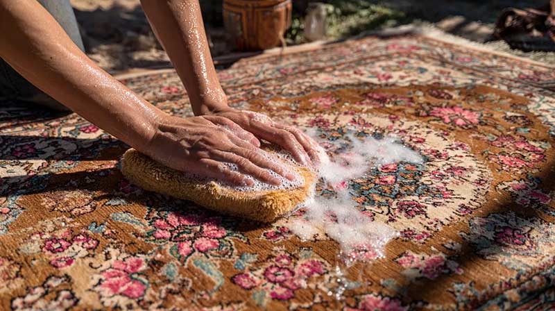 قالیشویی در مهرشهر